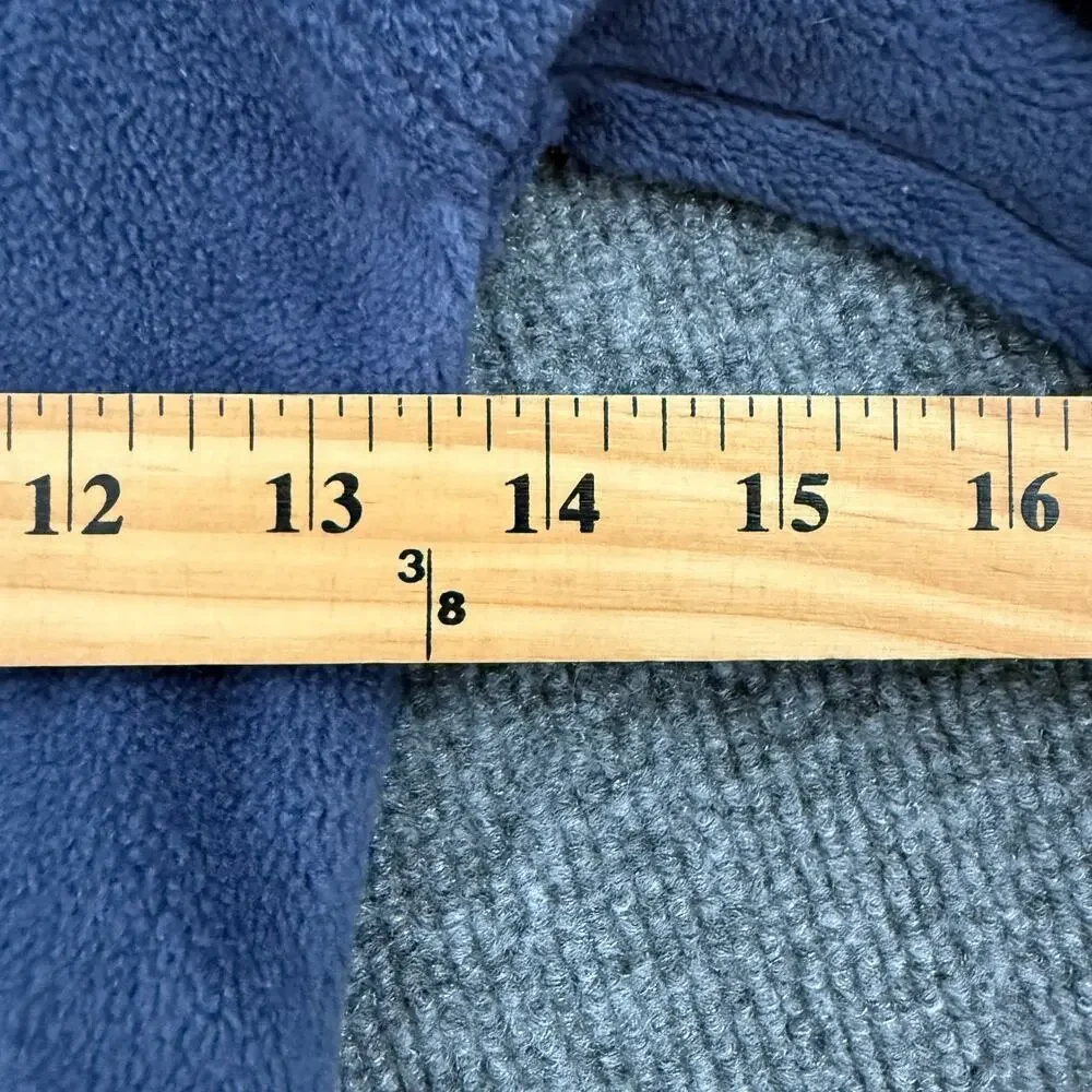Columbia Kids Fleece Jacket Size 4T Blue Full Zip Mock Neck Pockets Cozy Coat